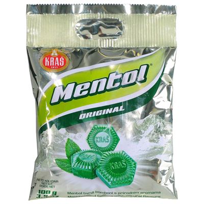 BOMBONE MENTOL ZELENE 100G KRAŠ