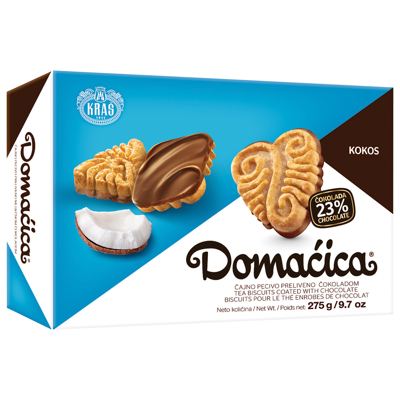 N-KEKS KRAŠ 275G DOMAĆICA -16/1- KOKOS TAMNA ČOK.