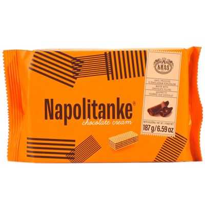 NAPOLITANKE VAFEL CHOCO CREAM 187g