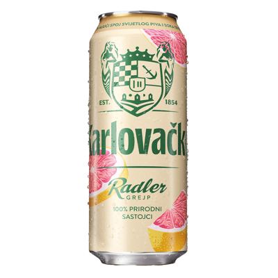 PIVO KARLOVAČKO RADLER GREJP 0,5L LIMENKA
