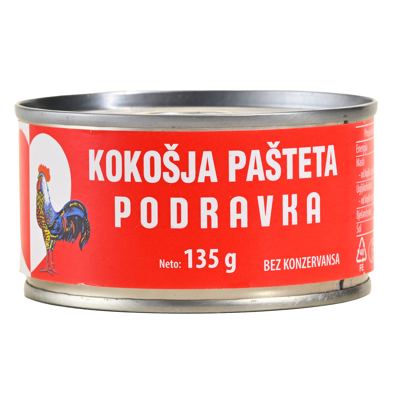 PAŠTETA PODR 135G KOKOŠJA -15/1-