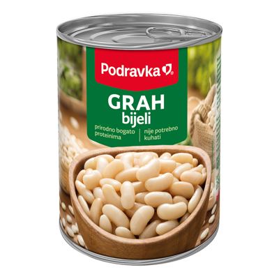 PODRAVKA PASULJ BELI 400GR LIMENKA
