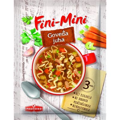Fini Mini goveda supa 18g #18 Podravka