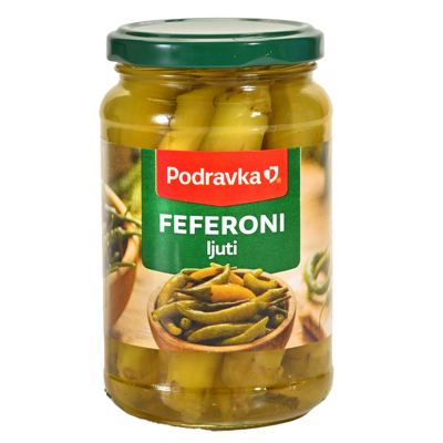 FEFERONI LJUTI 310g PODRAVKA ocijeđene mase 160g