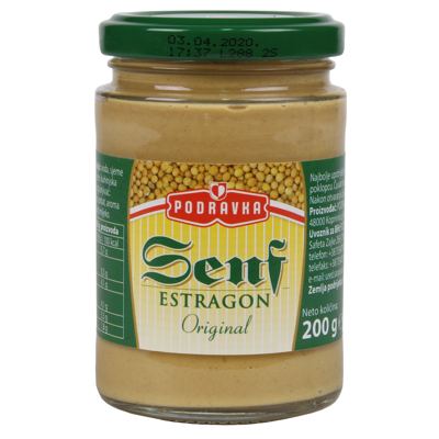 SENF ESTRAGON 200G PODRAVKA
