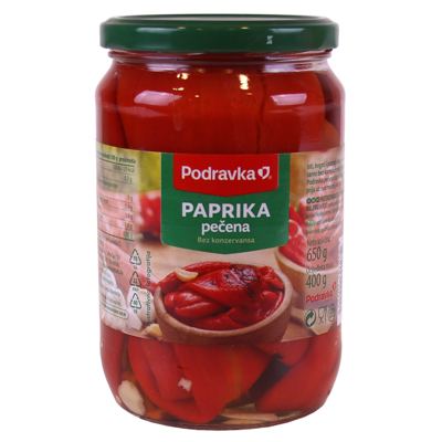 PAS.PEČENA PAPRIKA 650 g PODR.