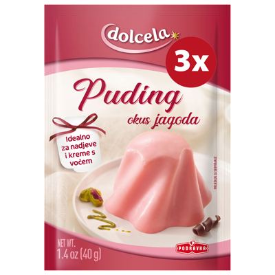 PUDING JAGODA 40 g 3PACK PODRA