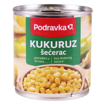 KUKURUZ ŠEĆ.150g LIM.PODR-OCIJEĐENA MASA 140g