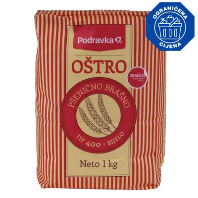 BRAŠNO POD.OŠTRO 1kg T-400