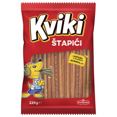 ŠTAPIĆI KVIKI 220 g