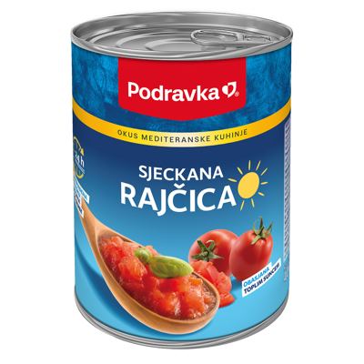 RAJČICA SJECKANA 400g PODRAVKA