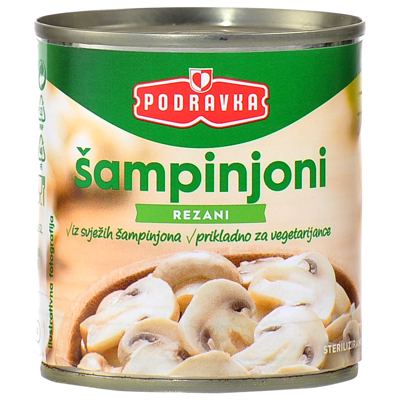 ŠAMPINJONI REZANI LIM 200g PODRAVKA