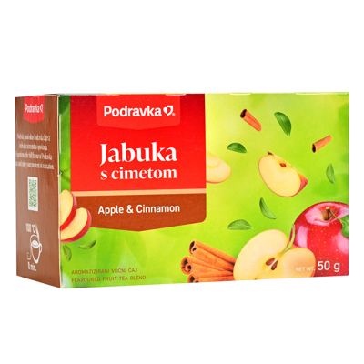 ČAJ VOĆNI JABUKA-CIMET 50 g PODRAVK
