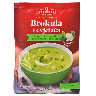 JUHA KREM BROKULA I CVJETAČA 66g PODRAVKA
