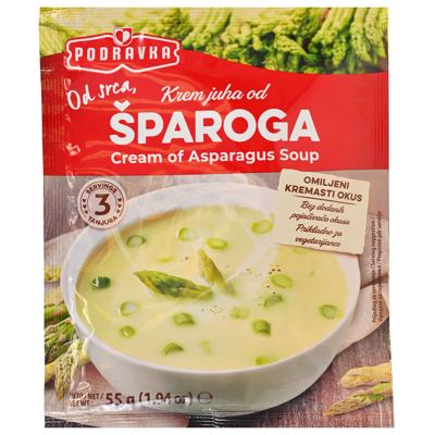 KREM JUHA OD ŠPAROGA 55g PODRAVKA