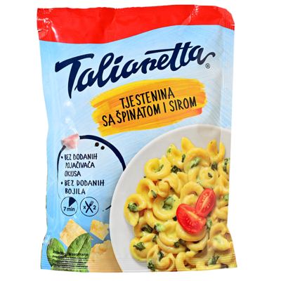 TJESTENINA ŠPINAT I SIR 155g