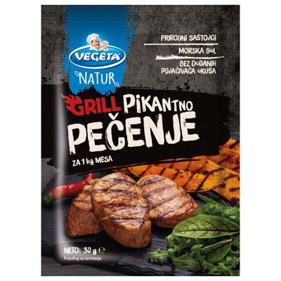 VEGETA NATUR GRILL PIKANTNO PEČENJE 30g PODRAVKA