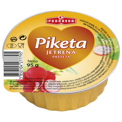 PAŠTETA PIKETA JETRENA 95g AL
