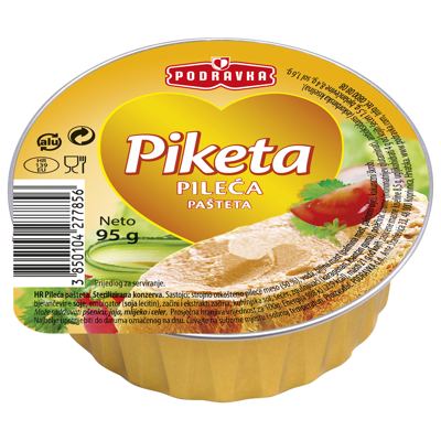 PIKETA PILEĆA PAŠTETA 95g AL