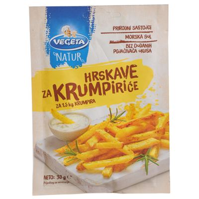 VEGETA NATUR ZA HRSKAVE KROMPIRIĆE 30 GR PODRAVKA