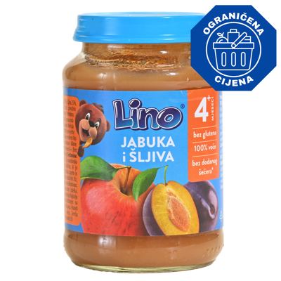 KAŠICA LINO JABUKA ŠLJIVA 190G