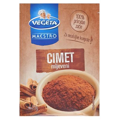 ZAČIN VEGETA MAESTO CIMET MELEVENI 25GR PODRAVKA