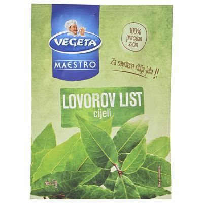ZAČIN VEGETA MAESTRO LOVOROV LIST 5GR PODRAVKA