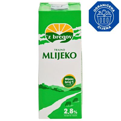 MLIJEKO VINDIJA 2,8%mm UHT 1L TE