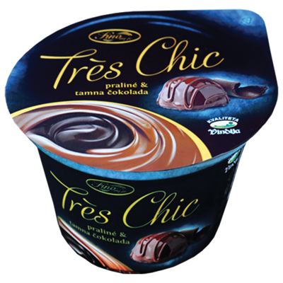 DESERT TRES CHIC PRALINE& TAMNA ČOK. 200g VIND