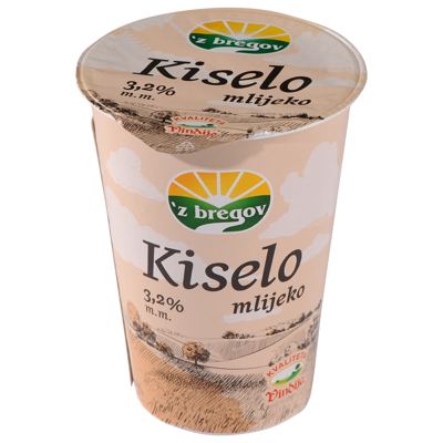 KISELO MLIJEKO 3,2% 200g VINDIJA