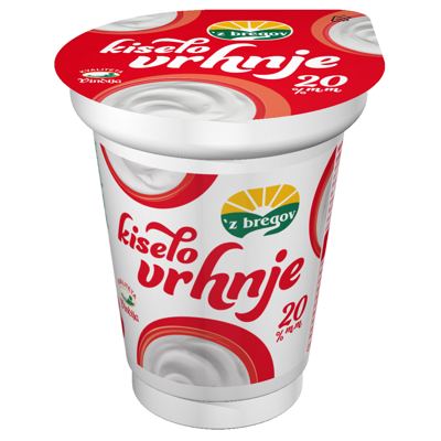 VRHNJE KISELO 200g VINDIJA 20%MM