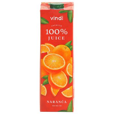 N-SOK VINDI 1.00L NARANČA 100% -12/1-