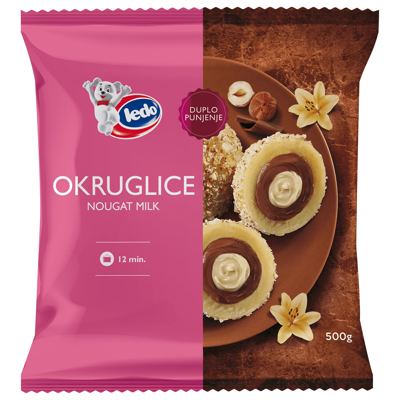 OKRUGLICE S NUGATOM 500 g LEDO