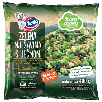 LEDO ZELENA MJEŠAVINA S JEČMOM 400G -16/1-