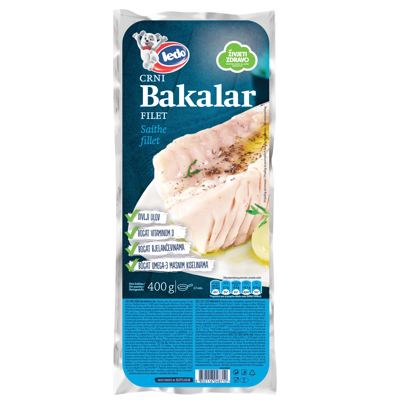 CRNI BAKALAR FILET 400g LEDO