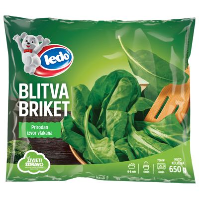 BLITVA BRIKETI 650g LEDO