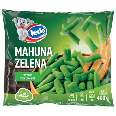 MAHUNA ZELENA 400g LEDO