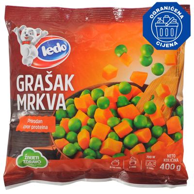 GRAŠAK-MRKVA 400g LEDO