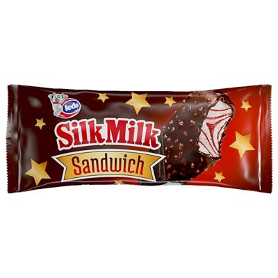 SLADOLED SILK MILK SANDWICH 129ml LEDO