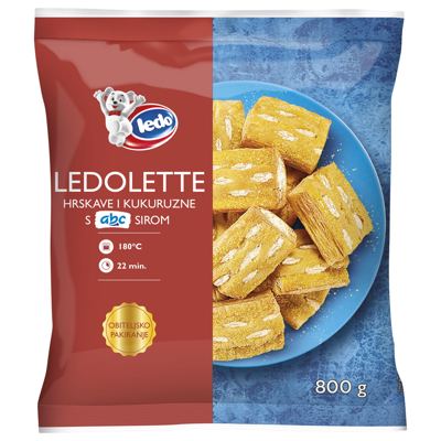 LEDOLETTE KUKURUZNE S ABC SIROM 800g LEDO