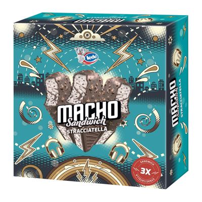 SLADOLED MACHO SENDVIČ M3 BOX 3x129ml LEDO