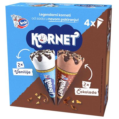 SLADOLED KORNET M4 4x120ml LEDO