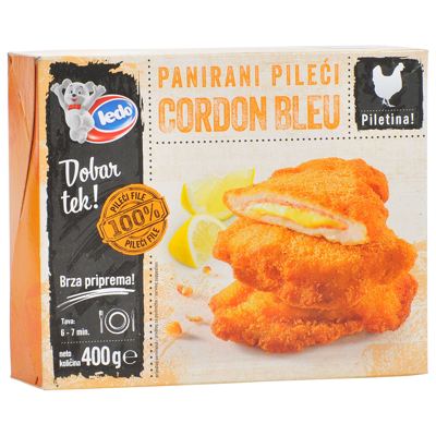 N-LEDO PILEĆI CORDON BLEU 400G PANIRANI