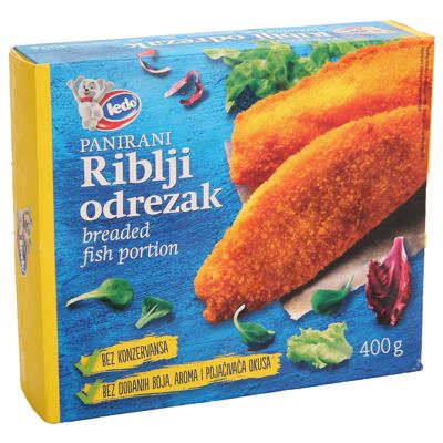 N-LEDO PANIRANI RIBLJI ODREZAK 400G -7/1