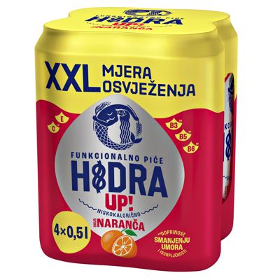 N-*HIDRA UP 0.50L 4-PACK ORANGE -6/1- LIMENKA
