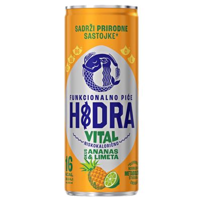HIDRA VITAL ANANAS 0,33L LIM