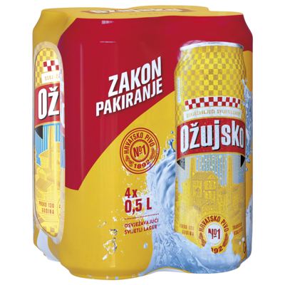 OŽUJSKO PIVO 4*0,5L