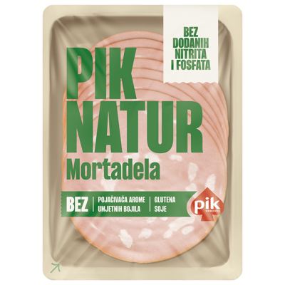 MORTADELA NATUR 125 G NAREZAK PIK VRBOVEC