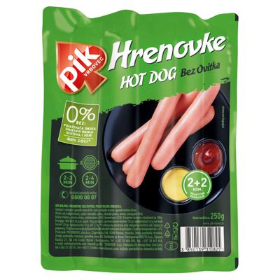 PIK HRENOVKA 250g BEZ OVITKA
