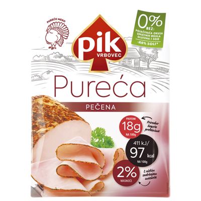 PEĆENA PUREĆA ŠUNKA 100g NAREZ.PIK